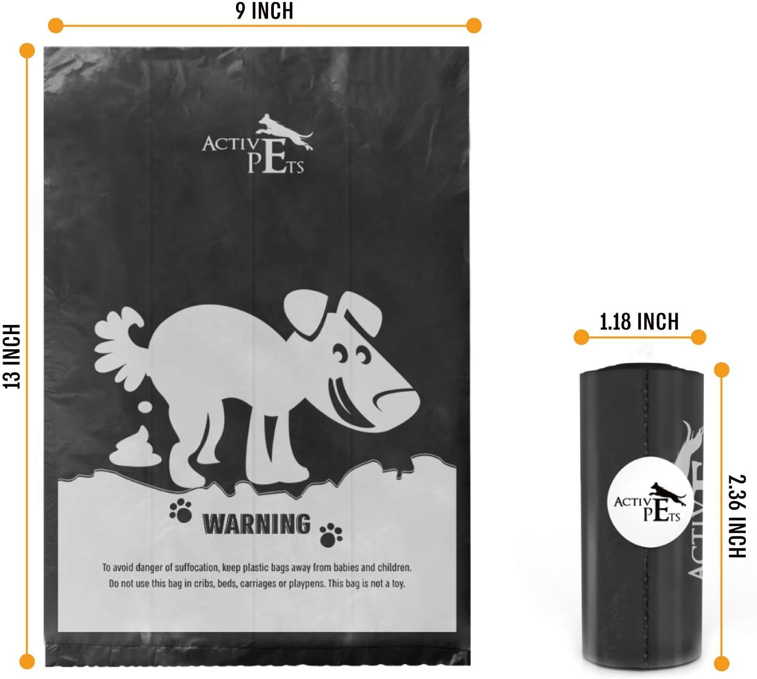 Premium Extra Thick Lavender-Scented Dog Waste Bags - Leak-Proof and Easy-Tear for Eco-Friendly Disposal
