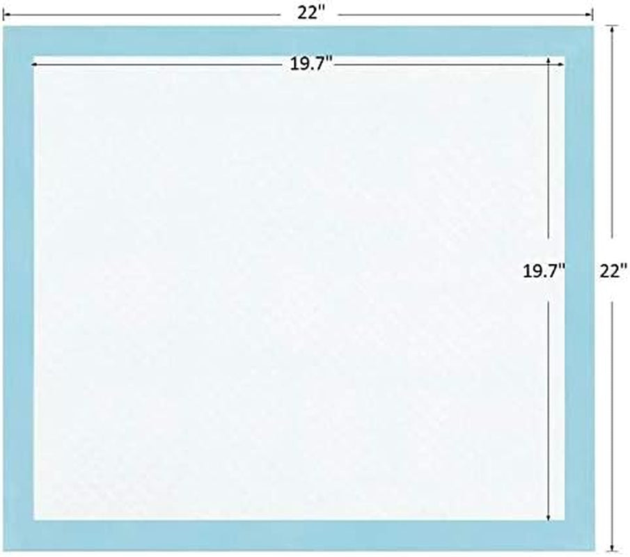Super Absorbent and Leak-Proof Pet Training Pads for Dogs - 22" x 22", 50 Count