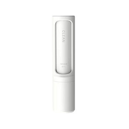 2-in-1 Portable Reusable Pet Hair Remover Brush and Lint Roller - Effective Self-Cleaning Tool for Cat and Dog Fur and Dust Removal